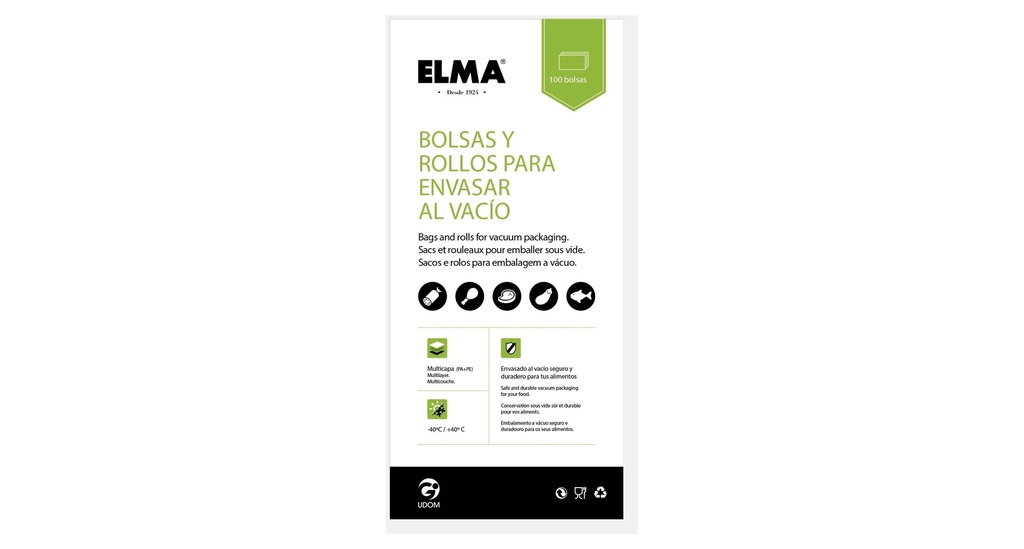 BOLSA GOFRADA DE 15 X 25 CM ELMA