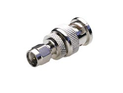 [1628AVA] Conector Adaptador S.M.A. Macho - B.N.C. Macho. Aislante Teflón. Mod. 1628