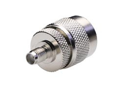 [1640AVA] Conector Adaptador SMA Hembra - N Macho. Aislante Teflón. Mod. 1640