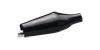 [1700AVA] Pinza de cocodrilo negra de 38mm