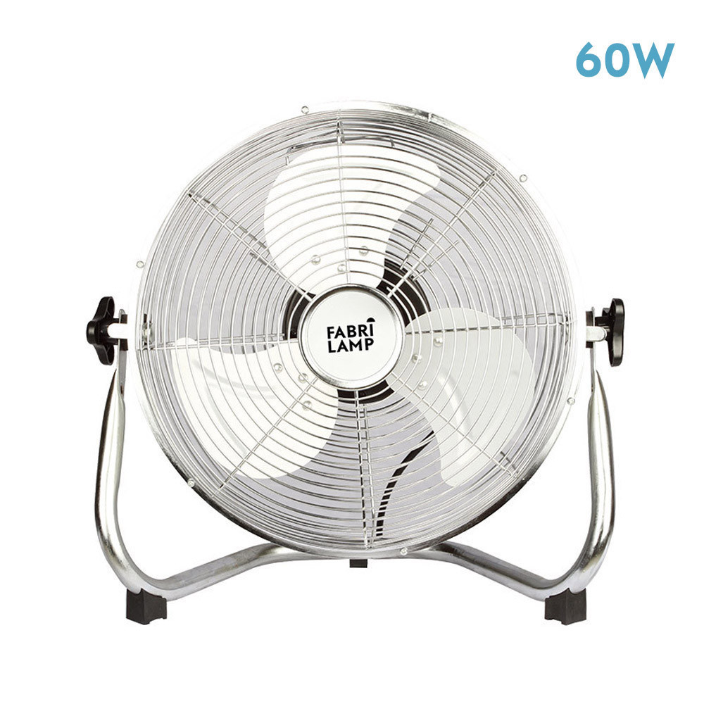Ventilador suelo cromo 40cm 60W Libis. Mod. 180971020