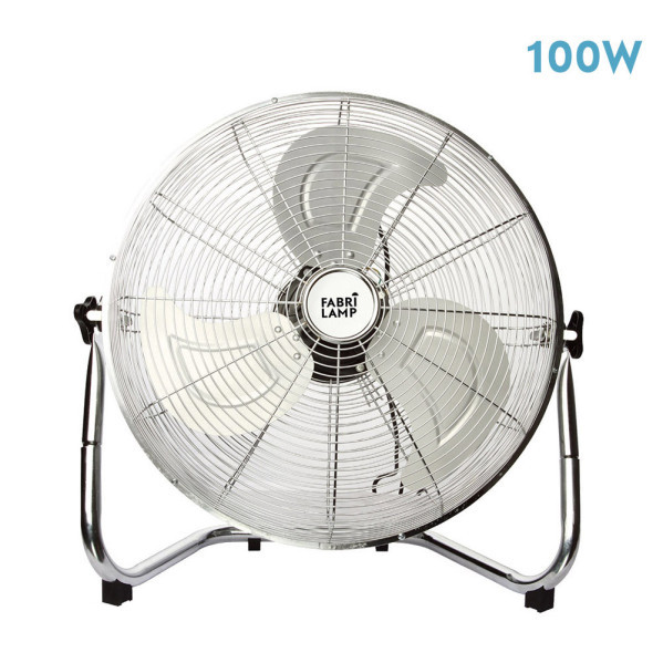 [180971120FAB] Ventilador suelo cromo 52cm 100W Libis. Mod. 180971120