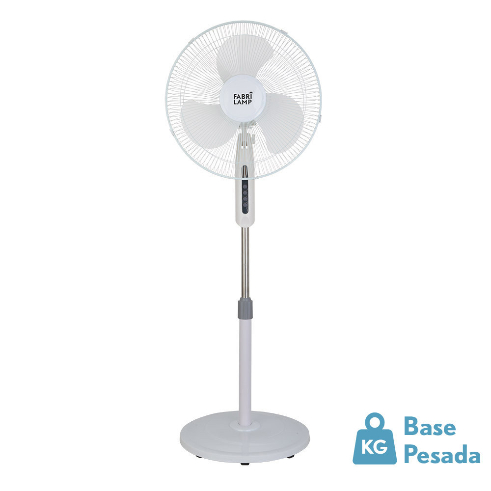 Ventilador pie 40cm 40W blanco Etesio. Mod. 183941001