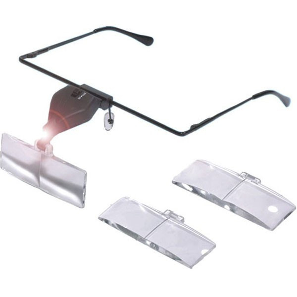 [19304DIS] Gafas Lupa con Led y Varios Aumentos. Mod. 19304