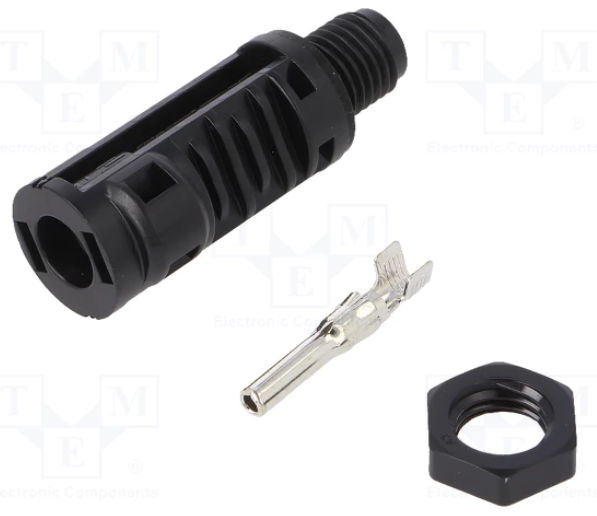 [19719191TME] Conector solar macho panel 4 - 6mm2 con contactos. Mod. 1971919-1