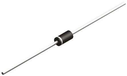 Diodo rectificador THT 1000V 1A DO41. Mod. 1N4007