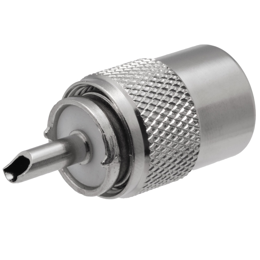 [1806ELG] Conector UHF PL macho roscar RG-213 PTFE. Mod. 1806