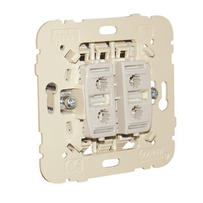 Pulsador doble de persianas Efapel mec21. Mod. 21281