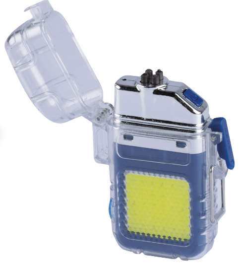 Linterna LED COB 2W con mechero eléctrico. Mod. 201825026