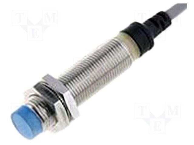 Sensor inductivo M12 PNP NO 0-4mm 10-30VDC IP67 c/cable. Mod. LR12AN04DPO