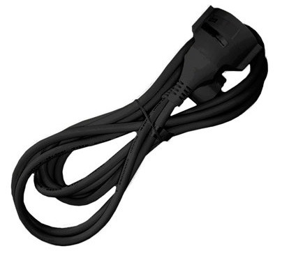 Prolongación manguera 3x1.5mm2 5 Mts negra. MOD. 23214