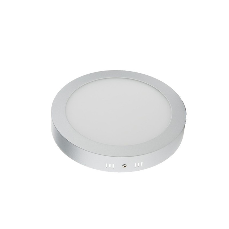 Downlight LED superficie redondo 18W 6000K Cromo mate. Mod. 261830CW