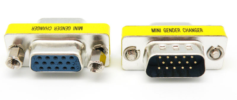 [2647ELG] Adaptador VGA macho a VGA hembra  2647