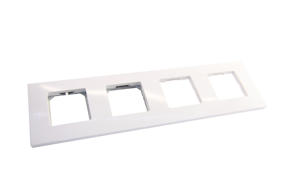 Marco 4 elemento blanco nieve SIMON 27. Mod. 2700640-030