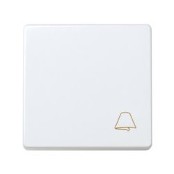 [271506565] Pulsador campana neutro blanco nieve SIMON 27. Mod. 27150-65