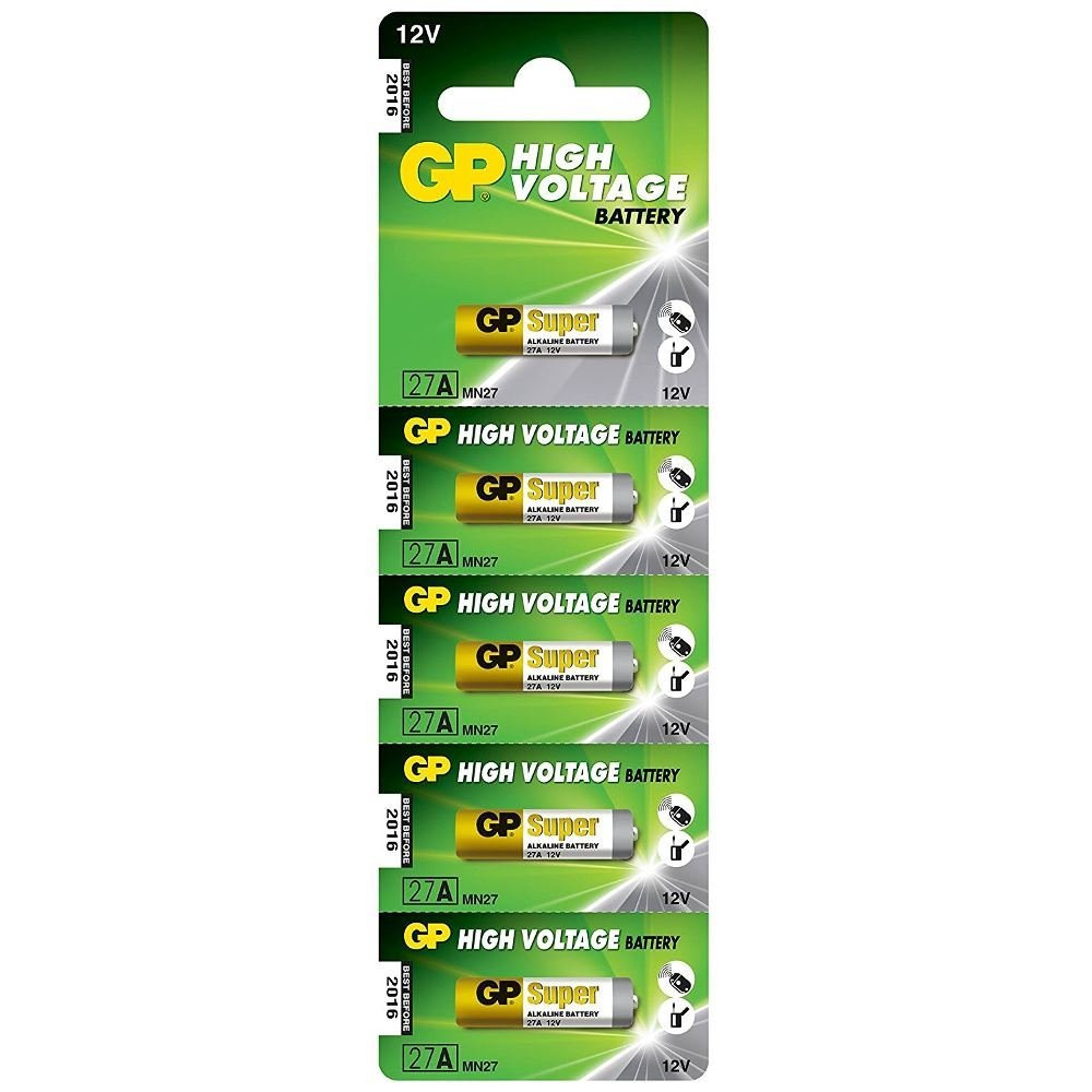 Pilas alcalina GP 12V UNIDAD. Mod. 27AF-2C5