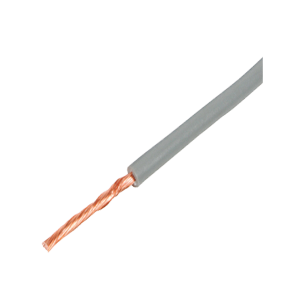 HILO DE LINEA FLEXIBLE LIBRE DE HALOGENOS 4 MM  GRIS. MOD. LH4GIBC