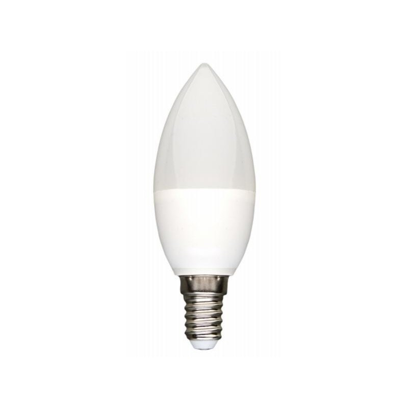 Lámpara LED vela 6W E14 470lm 4500K. Mod. 301406NW