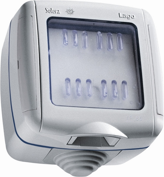 [3101PAS] Interruptor unipolar 10A 250V estanco (IP 65). Solera. Mod. 3101