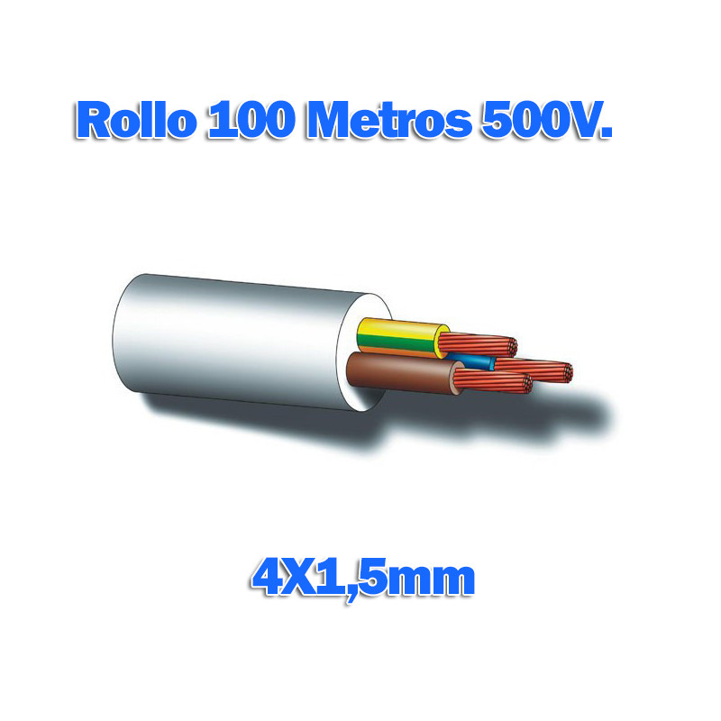 MANGERA FLEXIBLE 4X1.5 BLANCA. MOD. M4X1.5IBC