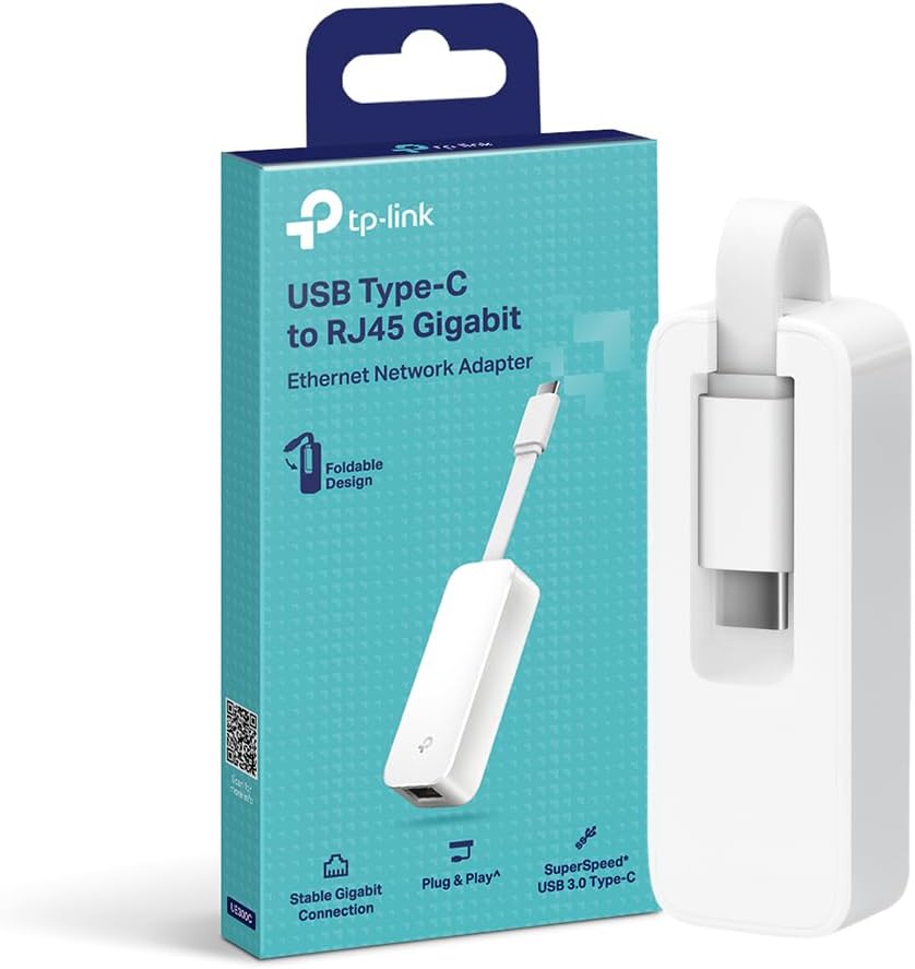 Adaptador USB-C a Ethernet Puerto Gigabit TP-Link. Mod. UE300C