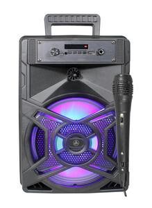 [34220EDH] Altavoz bluetooth portátil inalámbrico 1 x 8 W. Efecto luz. Mod. 34.220