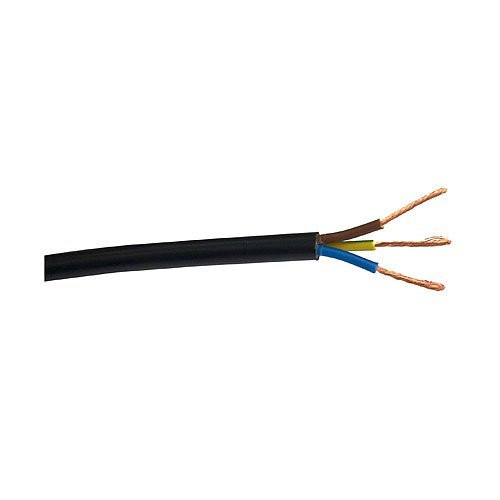 Manguera flexible 3x1mm2 H05VV-F Negro. Mod. MN3X1