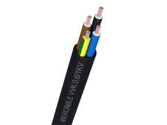 Manguera acrilica negra 0.6/1Kv 4x1,5mm. Mod. MN4X1.5