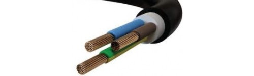 Manguera flexible 3x6 mm2 Negra RV-K 0.6/1kV. MN3X6