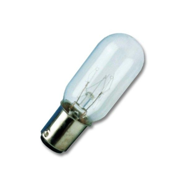 Lámpara bombilla bayoneta BA15D 240V 25W máquina de coser. Mod. BAY240V25