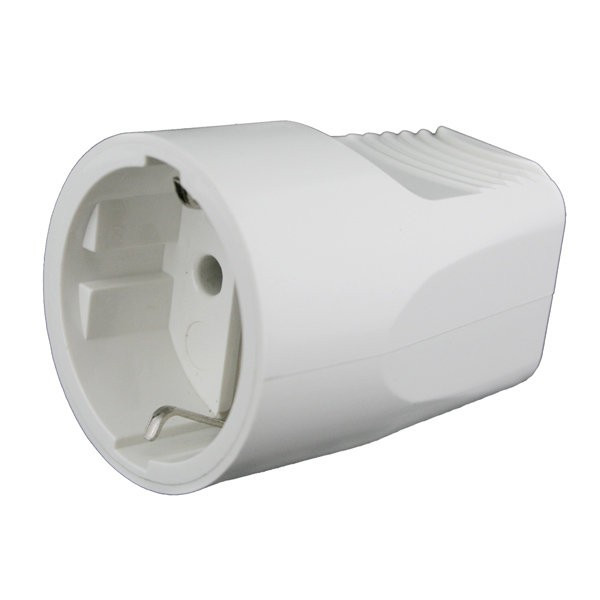Base móvil aérea de 16 A 250 V color blanca de Electro Dh. Mod. 36.036/P/B