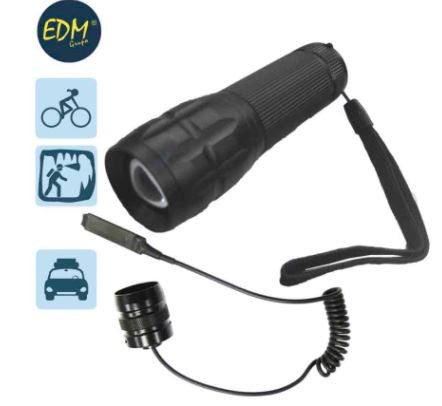 [36069ELK] Linterna super LED 3W + interruptor de caza. Mod. 36069