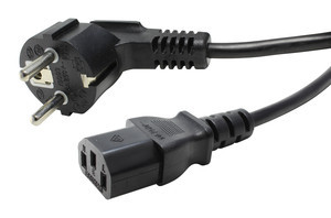 [36753180BPEDH] Conexión IEC320 C13 3x0.75mm2 1.8m negro. Mod. PW4000010