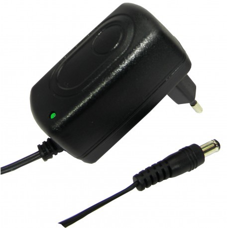 Alimentador conmutado 12VDC 1A DCU Jack 5.5x2.1mm. Mod. 37301201
