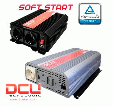 Inversor conversor 12VDC a 230VAC 1000W onda modificada. Mod. 3741121000M