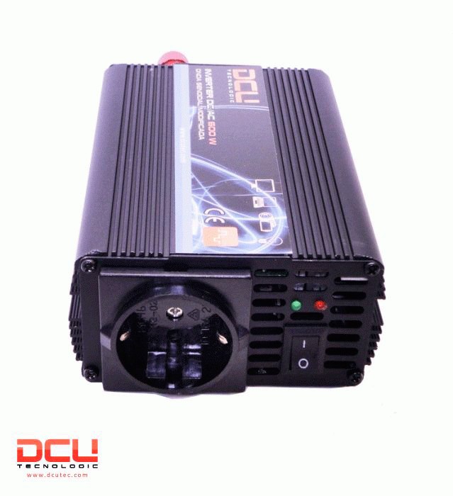 Inversor conversor 12VDC A 220VAC 600W + USB onda modificada. Mod. 374112600M