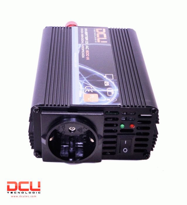 Inversor con onda Senoidal Modificada 24vcc/230vca 600w + Usb