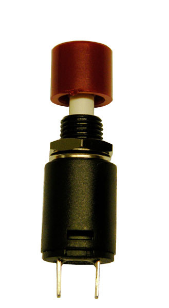 [3824R] PULSADOR, INTERRUPTOR ON-OFF, 125V. 3A (250V. 15A), COLOR ROJO