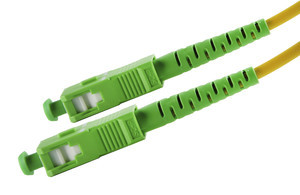 [39077FIBRA2EDH] Cable fibra óptica. SC/APC-SC/APC. 9/125. 2 metros. Mod. 6200250082