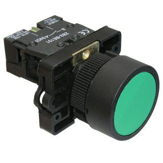 [3SA5BA31] Pulsador retorno verde 22mm 1xNO plástico Sassin. Mod. 3SA5-BA31