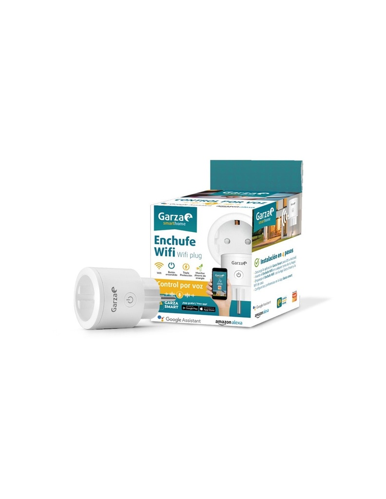 [401262GAR] Enchufe inteligente Wifi 16A Garza Smart. Mod. 401262