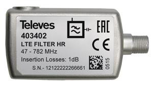 FILTRO LTE 403402 TELEVES CON ¨F¨.