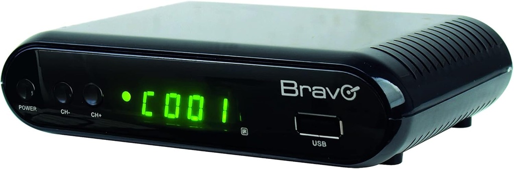 Receptor TDT-T2 digital terrestre Full HD Bravo. Mod. DEC-X2