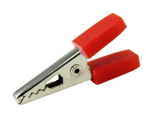 Mini pinza cocodrilo roja 36 x 15 mm. Mod. 38.062/R