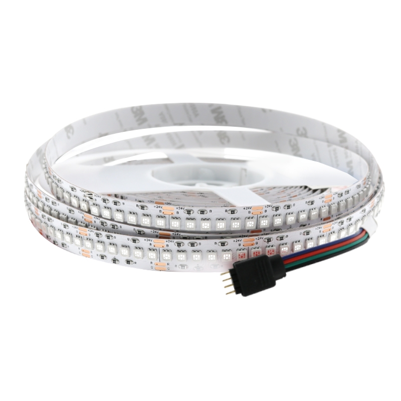 Tira de Led 24V Dc Smd3535 Serie Clasic Ip20 Rgb 204 Led/m - 5 Metros. Mod. LM2398