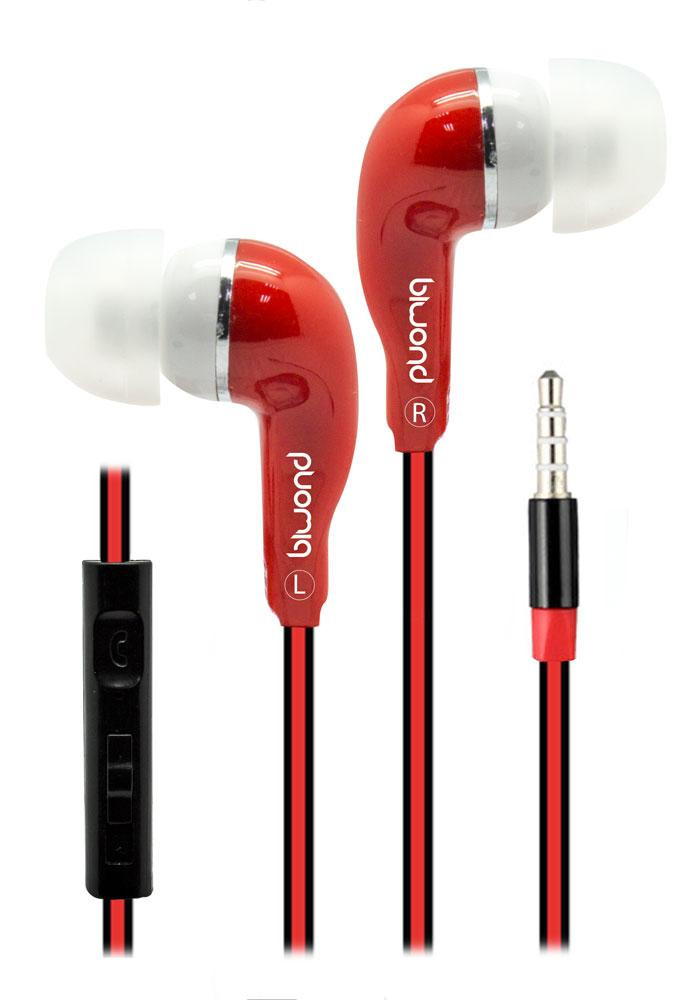 Auriculares con micro MixSou Talk+ Rojo Biwond. Mod. MIXSOUR