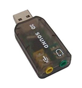 Tarjeta de sonido externa USB a Jack micro auricular. Mod. EW3751