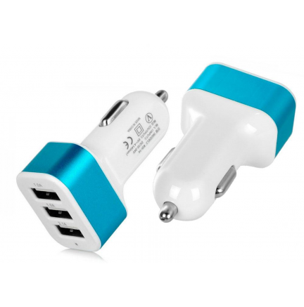 [51419ENU] Cargador Coche USB 3 Puertos 3.1A. Mod. 51419
