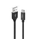 Conexión USB A a USB C para carga y transferencia de datos 2.4A Nylon 1.5M. Mod. CXU201415