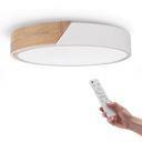 Plafon Led White Wood Round 24W CCT. Mod. LM8284